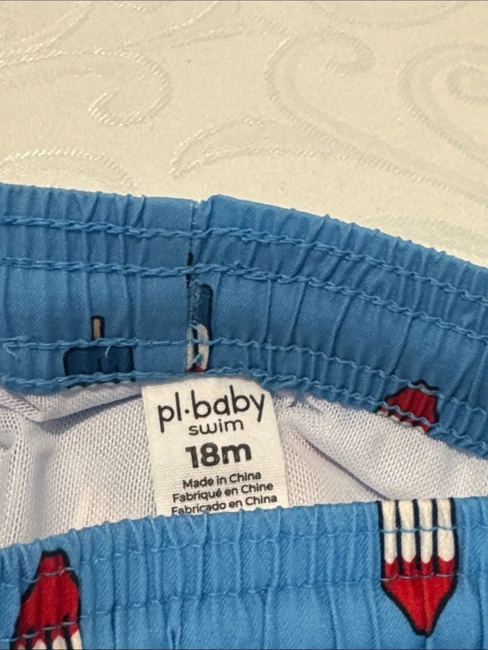 PL Baby Swim Trunks - Pack of 2. Size 18 months.